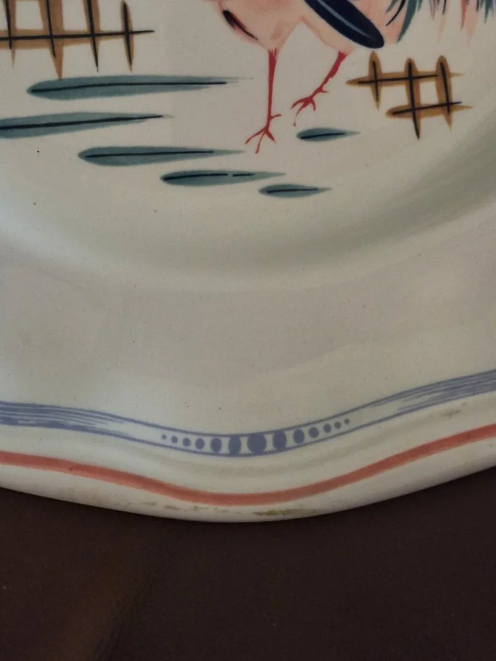 Longchamp Howard Kaplans French Country Store Rooster 10.25